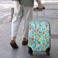 thumbnail image 3 of Pioneer Flower Floral Print Pattern Luggage Cover Fashion Suitcase Cover Baggage Covers Fit 25-28 Inch Luggage (Go Travel), 3 of 5