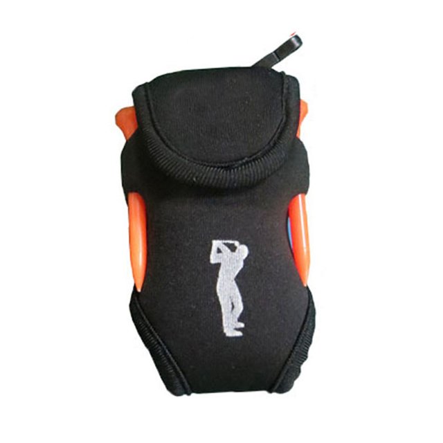 Wosthever Bolsa de pelota de golf, bonita bolsa de soporte portátil, y elástica, 4 camisetas, 2 pelotas, riñonera, cinturón para mujer, Golf Negro Wosthever OD002794-03
