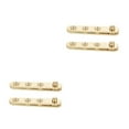 thumbnail image 4 of Hemoton 4 Pairs Rotatable Door Pivot Hinges 360 Degree Cabinet Door Copper Hidden Hinge For Windows Fence Sheds Kitchen Gate Closet Cupboards, 4 of 8