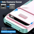 thumbnail image 4 of KOMI Case for Pixel 8 Pro Case, Google 8 Pro Case with Tempered Glass Screen Protector and Slide Camera Cover, Non-Slip Heavy Duty Shockproof Phone Cover for Google Pixel 8 Pro PC Pink, 4 of 5