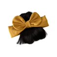thumbnail image 2 of WEIWEIGG Bowknot Wigs for Girls, Fashionable Bun Wig Hairpieces, Solid Headwear Girls Hair for Daily, Party Ues, 2 of 9