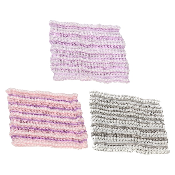 Tapa de la diadema elástica de 3 piezas Diadema facial del spa para lavar la cara