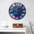 thumbnail image 4 of Space Planet Wall Clock 12 Inch Silent Non Ticking Battery Operated Easy to Read for Kitchen Living Room, 4 of 8