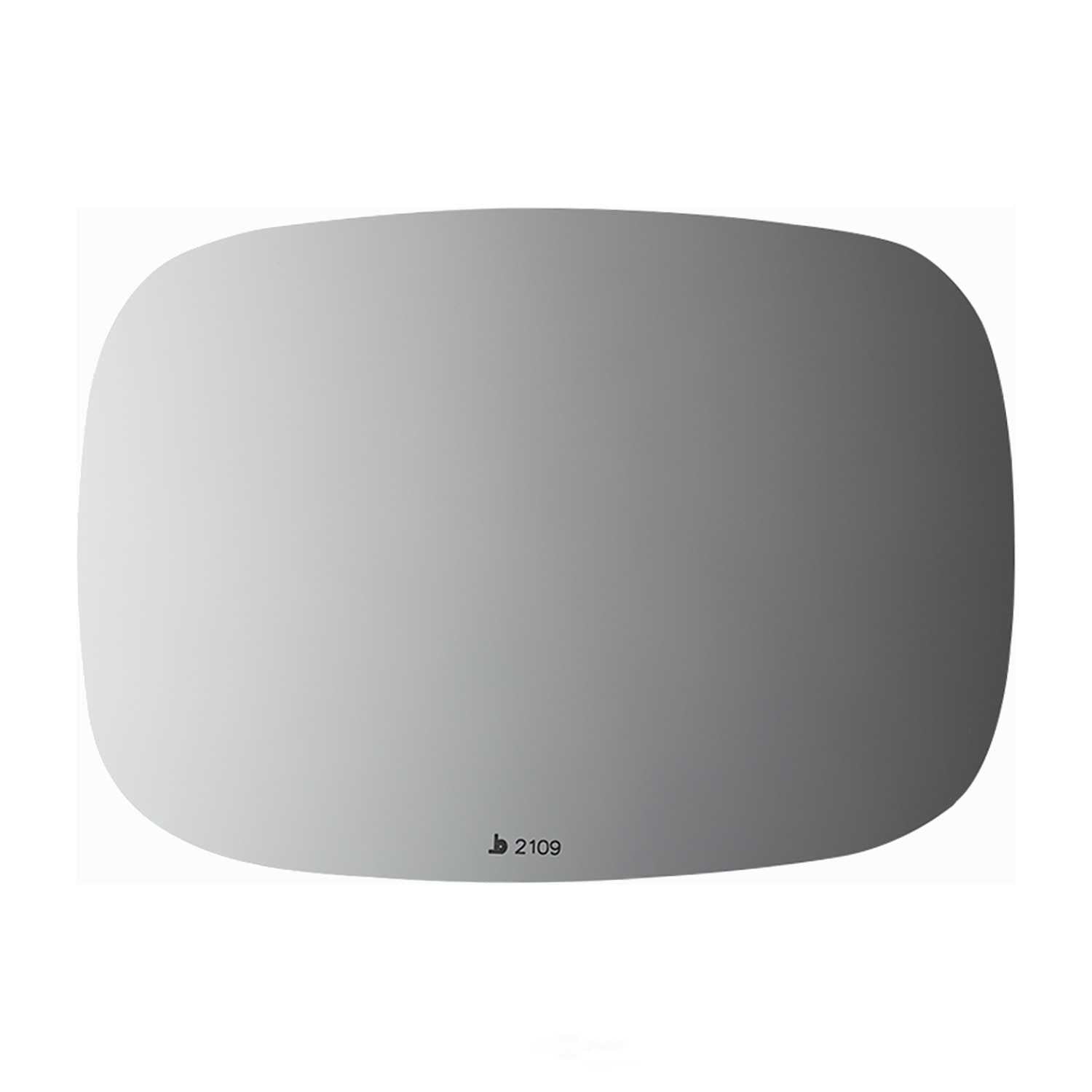 Burco Side View Mirror Replacement Glass - Clear Glass - 2109