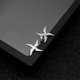 thumbnail image 3 of 2Pieces Exquisite Stud Earrings Fashion Metal Windmill Earrings Women Classic Earrings Jewelry for Girl Stainless Steel, 3 of 4