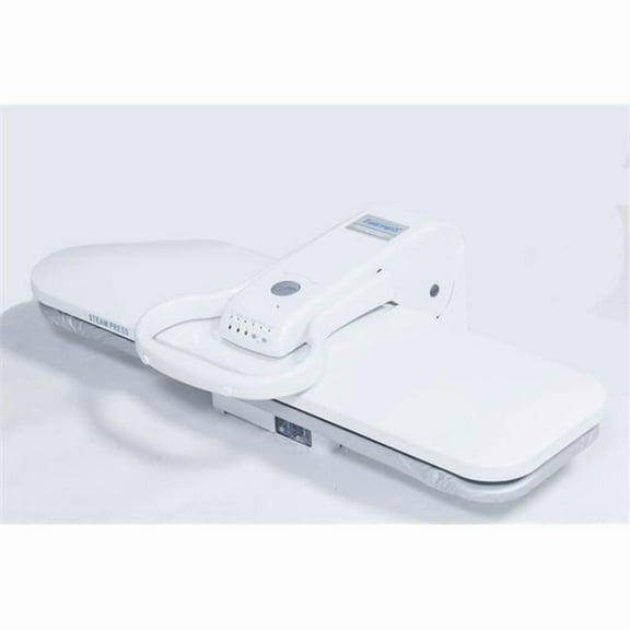 36 X 11 in. Electronic Home Steam Press, White
