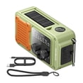 thumbnail image 3 of guohui Emergency Radio Hand Crank AM/AM/AM Solar Power Rechargeable Flashlight Portable green, 3 of 8