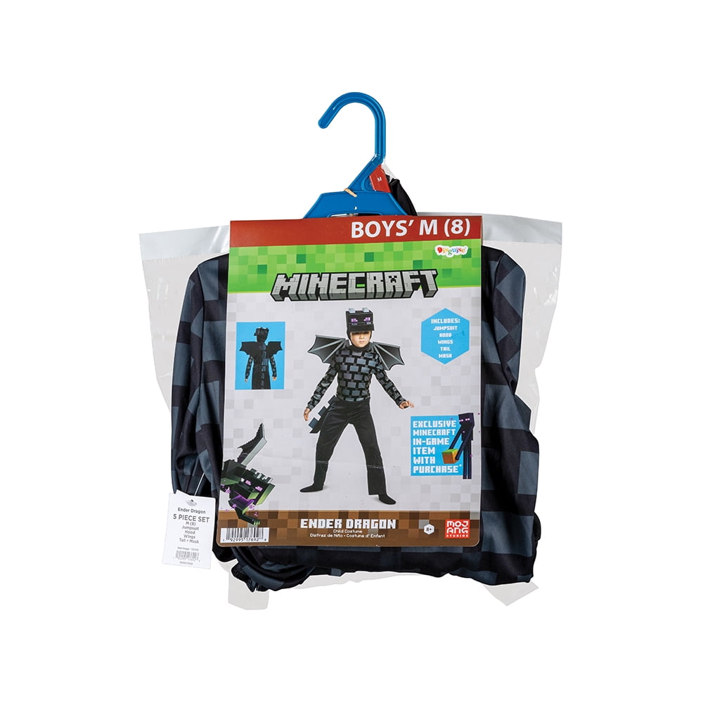 Minecraft Enderdragon Hallloween Costume for Children, Boys Size M