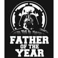 thumbnail image 2 of Men's Star Wars Father's Day Vader Father of the Year  Long Sleeve Shirt Black Small, 2 of 4