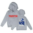 thumbnail image 1 of Hauts pour Enfants Trapstar Chandails à Capuchon pour Enfants Chandails Graphiques à Manches Longues Amples Trapstar Chandails à Capuchon Style Rue Hip-hop Chandails à Enfiler Filles Garçons Chandails à Capuchon (Gris, 100), 1 of 3