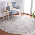 thumbnail image 2 of SAFAVIEH Tulum Braganza Traditional Area Rug, 6'7" x 6'7" Round, Ivory/Grey, 2 of 8
