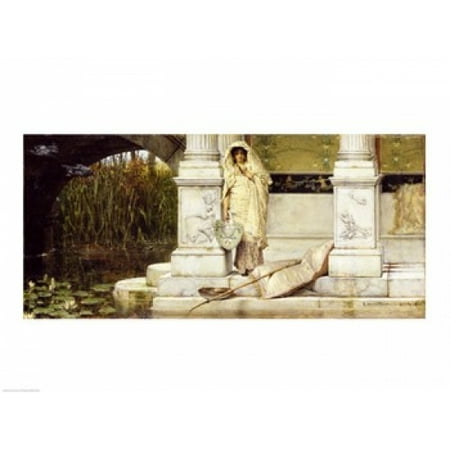 1 Fuser Oil - Roman Fisher Girl 1873 (oil on panel) Canvas Art - Sir Lawrence Alma-Tadema (24 x 18)