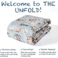 thumbnail image 3 of RUGKING 2x7 Runner Rug for Floor Traditional Vintage Thin Carpet Blue Rug Non-Slip Foldable Indoor Rug for Hallway Living Room Bedroom Kitchen, 3 of 6