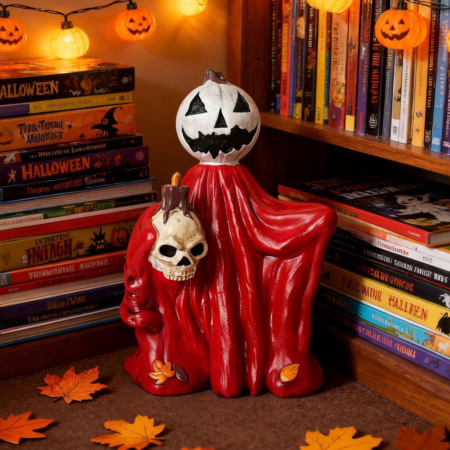 Resin Ghost Statue 4.8 Inch Cute Halloween Decor for Shelf and Desk