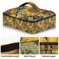 thumbnail image 2 of Iauyy Casserole Carrier for Hot Food Insulated Casserole Travel Carry Bag with Lid Food Warmer Bag for Party/Picnic,Drawn with Black Ink Lines, 2 of 7