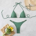 thumbnail image 1 of Traje de baño de 2 piezas para mujer, trajes de baño para mujer, bikini de cintura alta con cordón ajustable, traje de baño dividido para mujer, 1 of 7