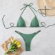 thumbnail image 1 of Trajes de baño para mujer, bikinis de cintura alta con cordón ajustable, traje de baño fruncido, conjunto dividido, trajes de baño para mujer, trajes de baño para mujer, traje de baño para mujer, traj, 1 of 7
