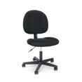 thumbnail image 1 of Bowery Hill Swivel Upholstered Armless Office Chair in Black, 1 of 5