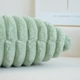 thumbnail image 5 of Sanmadrola Throw Pillow Covers 18x18 inch Pack of 2 Faux Fur Plush Decorative Throw Pillow Covers Couch Cushion Case Soft Pillow with Velvet Back for Sofa, Bed, Living Room, Sage Green, 5 of 7