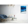 thumbnail image 6 of Yihui Arts Night Beach Scenery Coastal Painting in Royal Blue and White Color for Home Decor, 6 of 6