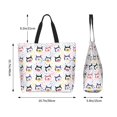 thumbnail image 5 of Kdxio Cute Dog Casual Tote Bags Women Big Capacity Shoulder Bag for Women Travel Shoulder Bags Handbags, 5 of 8