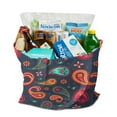 thumbnail image 2 of Indian Paisley Boho Design Reusable Shopping Tote - Durable Washable Eco-Friendly Bag, 2 of 6