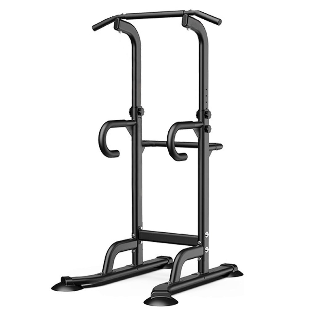 Pull Up & Dip Stand Power Tower,Home Gym Height Adjustable Multi-Function Fitness Strength Training Equipment Exercise Workout Station