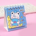 thumbnail image 1 of Small Desk Calendar Desktop Calendar Mini Desk Calendar 2022 Mini Desk Calendar Small Desk Calendar Year 2022 Cartoon Pattern Exquisite Design 360 Degrees Page Turning Stable 2022, 1 of 1