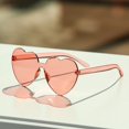 thumbnail image 5 of 4E's Novelty Pink Heart Sunglasses for Women, 2 Pack for Valentines or Festivals, 5 of 7