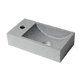 thumbnail image 3 of ALFI Brand ABCO108 16 in. Small Rectangular Solid Concrete Gray Matte Wall Mounted Bathroom Sink, 3 of 5