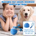 thumbnail image 4 of Electronic Dog Toys Automatic Jumping Ball for Small Medium Large Dogs，USB Rechargeable Interactive Rolling Toys with Squeaker for Puppies，Boredom Relief and Self Play Exercise，B, 4 of 5