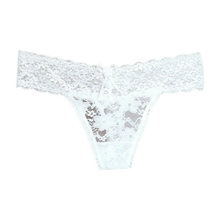 LARUYEKO Women s Sexy Lace Bow Hollow Lace Briefs Women s Cotton Underwear High Waisted Ladies Full Coverage Panties High-Cut Stretch Cool Underwear