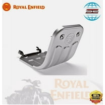 SILVER SUMPGUARD FOR ROYAL ENFIELD HUNTER 350 BIKE