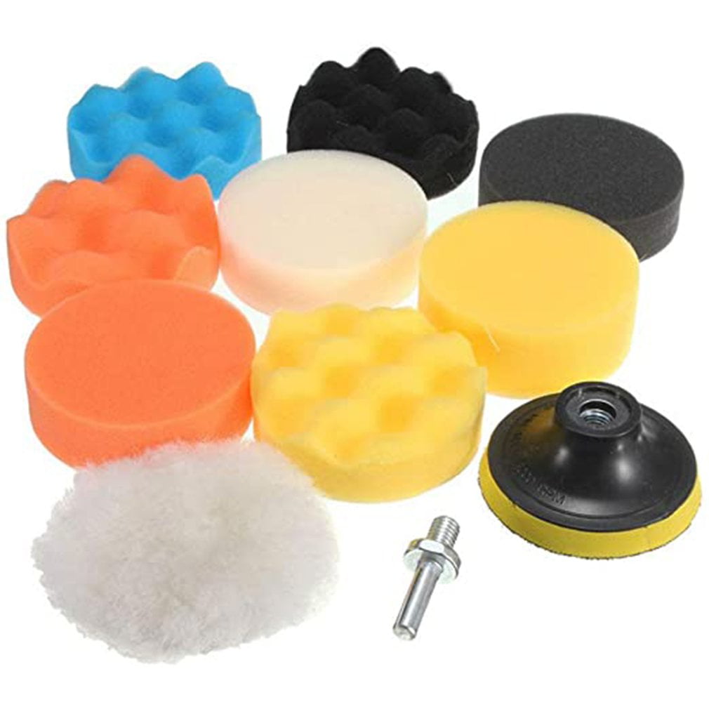 Polishing Waxing Sponge Wheel Set Flat Wave Polishing Disc Waxing