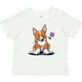 thumbnail image 3 of Inktastic Flower Corgi Boys or Girls Toddler T-Shirt, 3 of 5