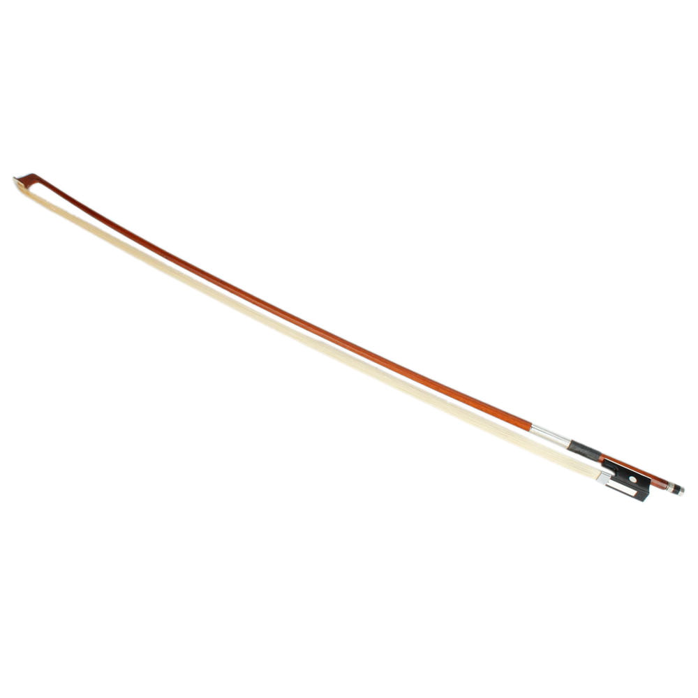 Violin Bow,Handmade Arbor Bow,Horsehair Violin Bow for Beginners,Students Practice 4/4-Black 