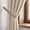 Gray, variant on Spencer 2 Pack Leather Curtain Tie Backs Attach to Wall, Drape Holder Holdbacks Tiebacks with Metal Hooks