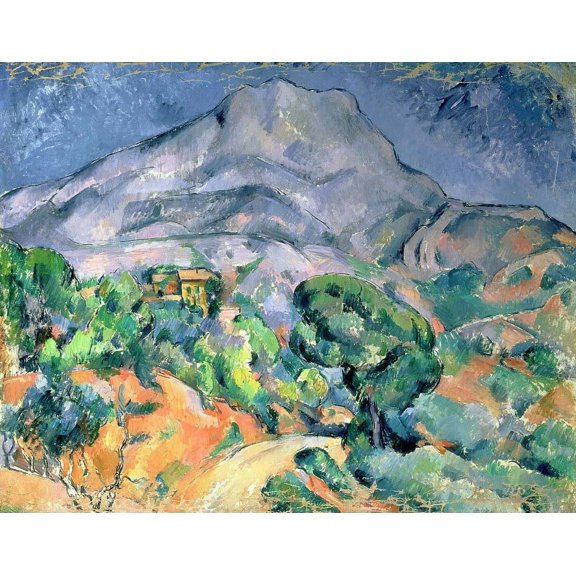 Cezanne "Mont Sainte-Victoire" (1900) Glossy Poster (19"x24)