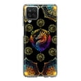 thumbnail image 1 of MUNDAZE Samsung Galaxy A12 Shockproof Clear Hybrid Protective Phone Case Mandala Geometry Abstract Dragon Pattern Cover, 1 of 6