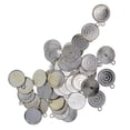 thumbnail image 2 of 50Pieces 16 Mm Round Blank Cabochon Tray Base Bezel Setting Single Loops Charms Pendant Bracelet Connector Findings, 2 of 8