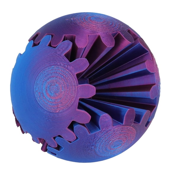 Balle d'Engrenage, Balle d'Engrenage Imprimée 3D, Balle Rotative de Relaxation - Balle Cube Imprimée 3D à Rotation Fluide - Jouet Anti-Stress Cube Balle Anti-Stress Cube Imprimée 3D Jouet de Bureau pour le Stress, l'Anxiété et la Détente