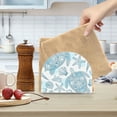 thumbnail image 6 of Beach Coastal Seastars Turtle Acrylic Napkin Holder Tissue Paper Clear Tabletop Dispenser Dining Room Bathroom Party Hotel, 6 of 8