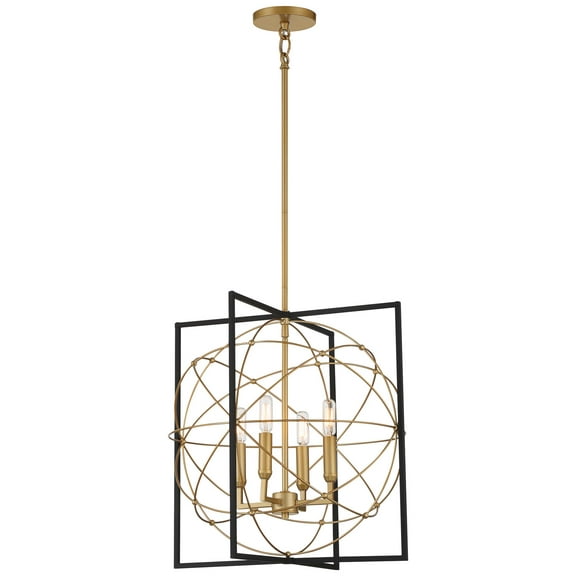 Minka Lavery - Titans Trace - 4 Light Pendant -Traditional Installation -