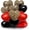 Red Black, variant on 12 Pcs Leopard Print Heart Balloons 18 Inch cheetah Heart Shaped Foil Balloons for Valentine's Day Wedding Bridal Shower Engagement Birthday Party Camo Animal Jungle Party Supplies