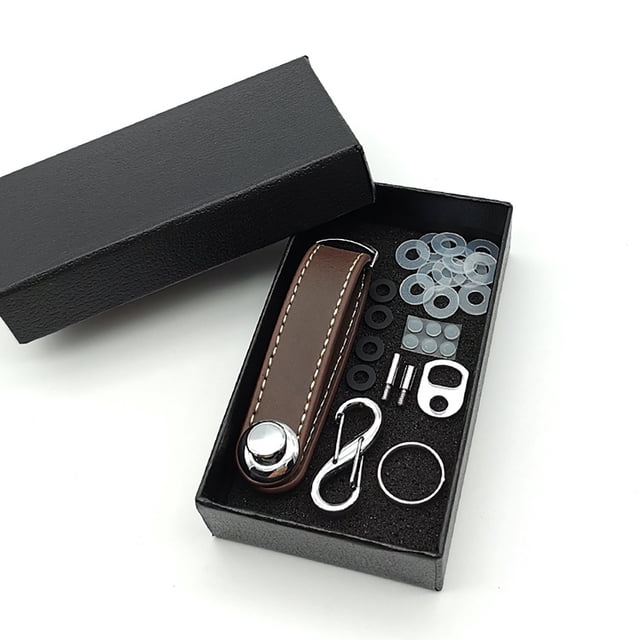 Yhmxh Closet Organizers and Storage Leather Key Organizer Creative Key Chain Key Storage Device Key Bag Men And Women Storage Key Bag Key Organizer