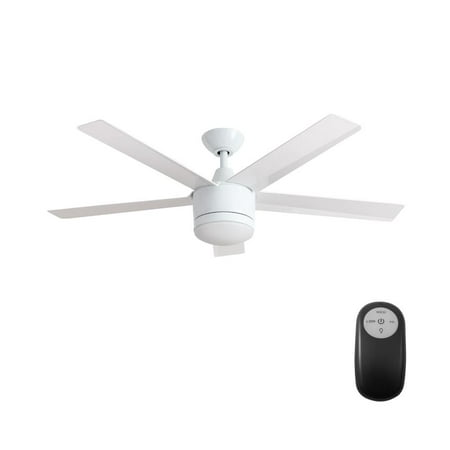 Home Decorators Collection Merwry 52 in. LED White Ceiling Fan