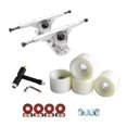 thumbnail image 2 of S SERENABLE Traction à Roue pour Planche à Roulettes Camion 7 Pouces ABEC-11 Roulement Longboard Skate Board Blanc, 2 of 9