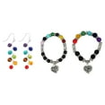 thumbnail image 3 of Guardurnaity curativa de chakras con piedras naturales para la paz interior Pulseras de chakras Cristales de chakras como se muestra Type3 NO3, 3 of 6