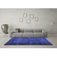 thumbnail image 3 of Ahgly Company Indoor Rectangle Abstract Blue Contemporary Area Rugs, 8' x 12', 3 of 4