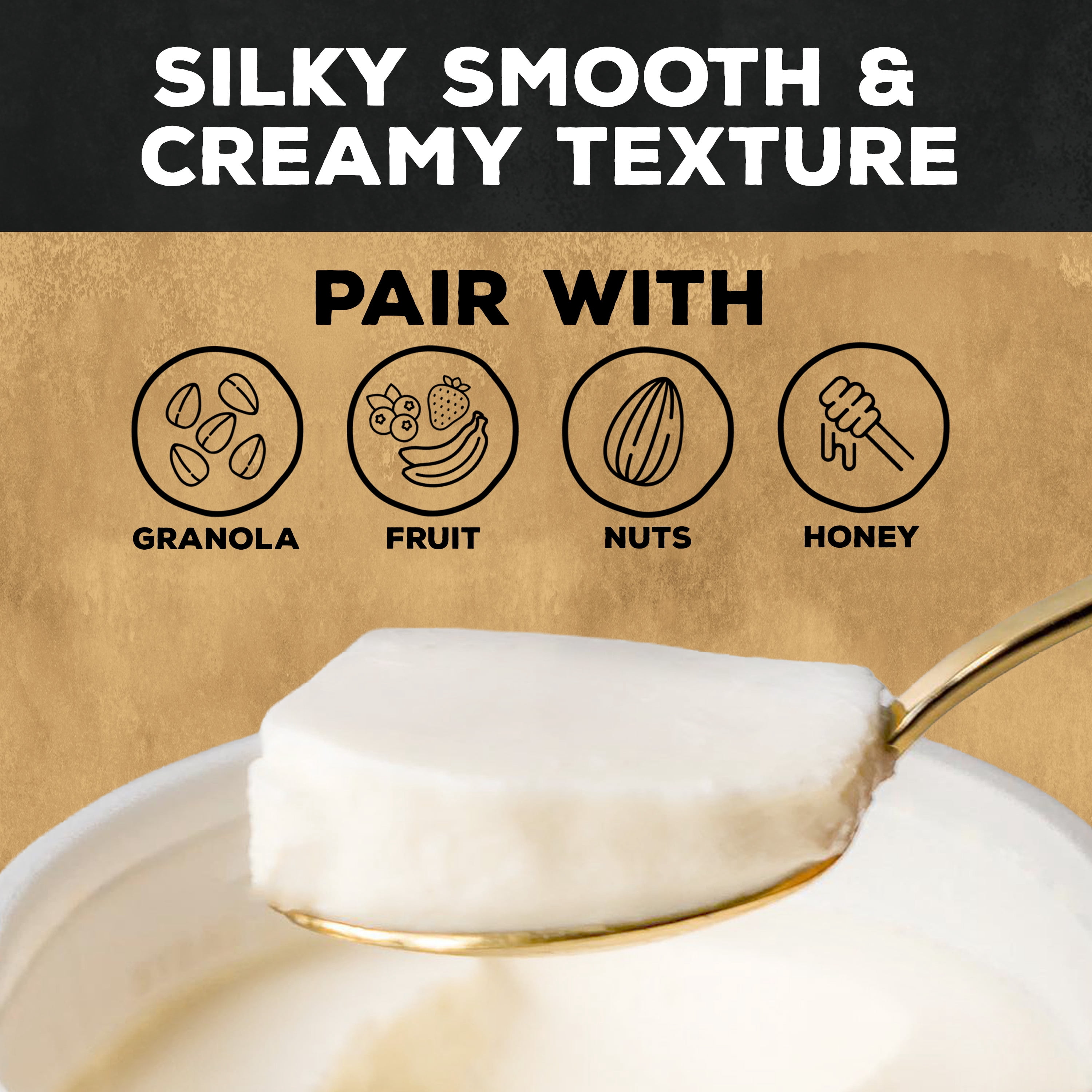 The Greek Gods Greek Style Yogurt, Probiotic Yogurt, Honey Vanilla, 32 oz